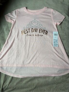 Disney Pink "Best Day Ever" Short Sleeve Tee